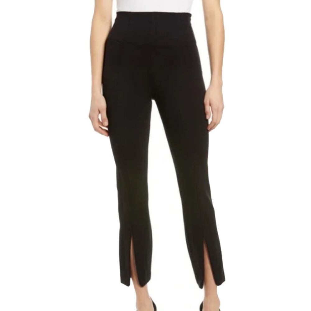 New Good American Black The Ponte Boss Pants Size XXL